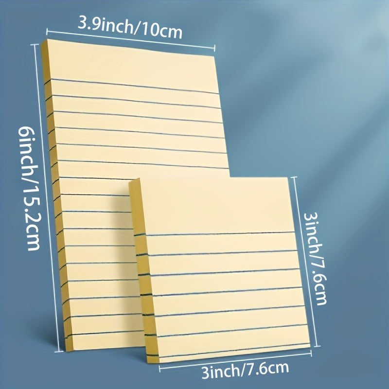 200-Sheet Sticky Notes Set In 4 Colors - Large & Small, Easy Post For Office, Home, School - Ideal For Marking, Writing & Memos Note Pads Sticky Note Pads