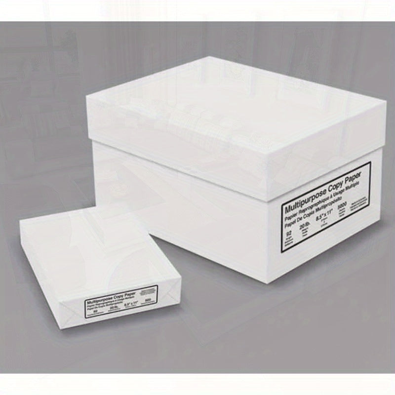 1 REAM Standard 8 1 2 x 11 Extra Bright White Ream of 20 lb. Copy Paper 500 Sheets For all type of home printers