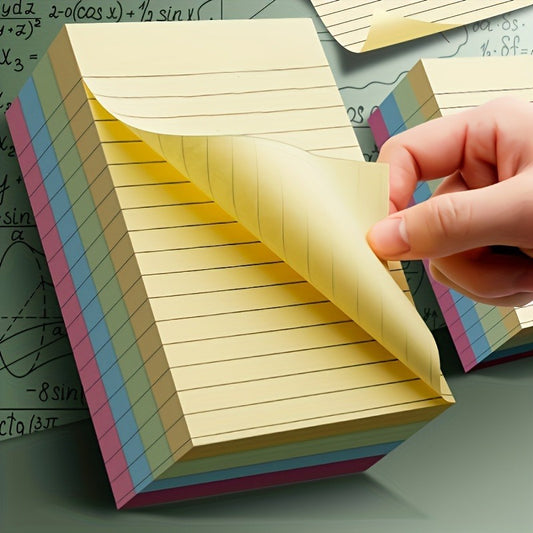 200-Sheet Sticky Notes Set In 4 Colors - Large & Small, Easy Post For Office, Home, School - Ideal For Marking, Writing & Memos Note Pads Sticky Note Pads