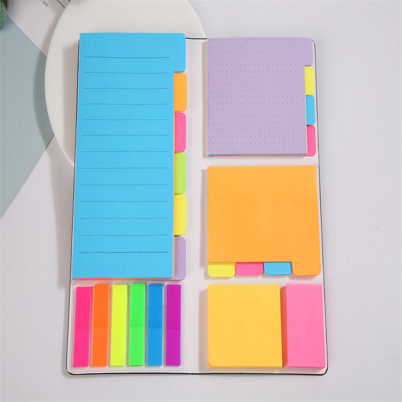 402-Sheet Kraft Paper Notebook Set - Premium Office Stationery for Planner, Bullet Journaling, Notebook, Textbook, Calendar, School, and Home Office Supplies with Sticky Notes and Notepad